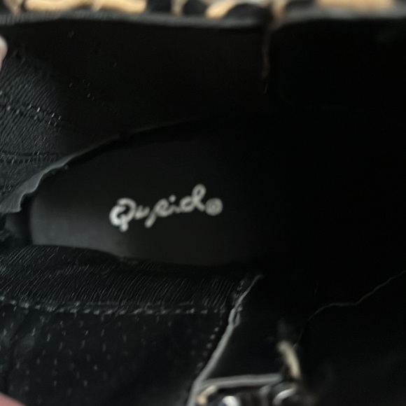 Quipid leopard animal print chunky moto boots - Picture 14 of 17